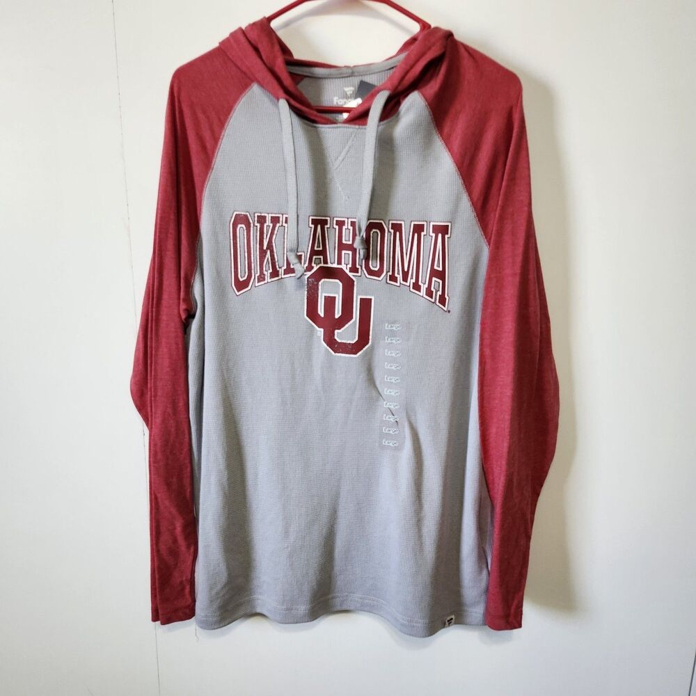 Men's Fanatics Oklahoma Sooners First Qualifier Lightweight Hoodie NWT Large